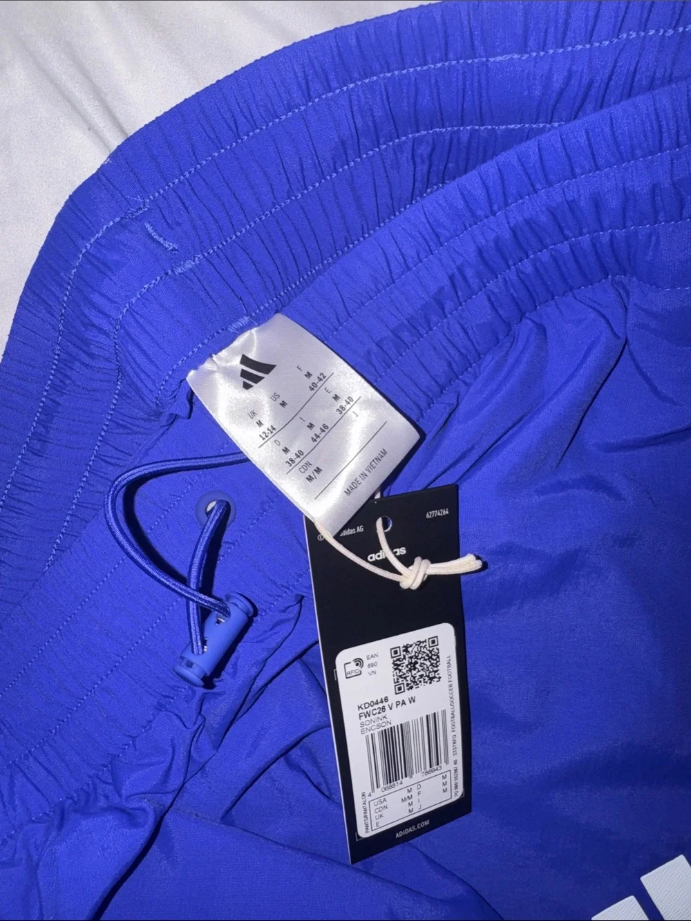 NWT Adidas FIFA World Cup 2026 size M volunteer pants